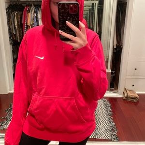RED NIKE HOODIE